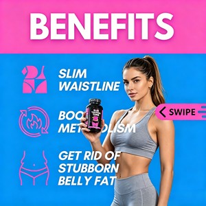 Cápsulas Herbales Quemagrasas al por Mayor OEM/ODM, <span class=keywords><strong>Bloqueador</strong></span> de Carbohidratos, Acelera el Metabolismo, Supresor del Apetito, 60 Cápsulas - Product Image 3