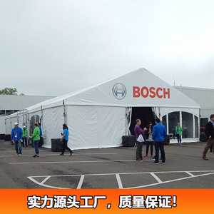 Carpa de aluminio para ferias comerciales con techo de PVC y paredes de vidrio para eventos de exhibición - Product Image 3