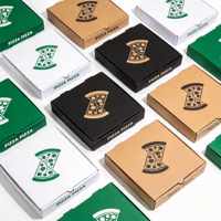 Solution d'emballage de boîtes à pizza OEM ODM pour les marques mondiales, respectueuse de l'environnement, tailles personnalisées, faible MOQ, directement de l'usine