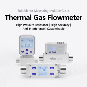 Sensor de Flujo Térmico de Aire Comprimido, Oxígeno e Hidrógeno de Alta Precisión (1.5% de Exactitud), Rosca 4-20mA, <span class=keywords><strong>Medidor</strong></span> de Flujo Másico de <span class=keywords><strong>Gas</strong></span> Térmico - Product Image 3