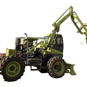 360 grados giratorio caña Grabber Neumático Hidráulico madera Grabber caña de azúcar cargador para áreas tropicales - Product Image 1