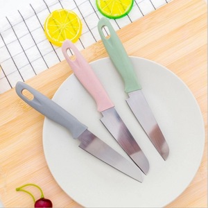Couteau à fruits coloré avec gaine de protection, manche en PP, lame en acier inoxydable, coupe-fruits tranchant pour la maison, la cuisine, le supermarché - Product Image 5
