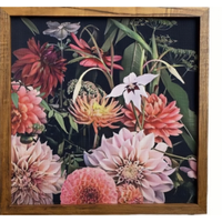 Portia Style tissu lin peinture toile Art chambre étude dédiée peinture décorative style rétro