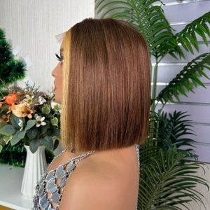 ราคาขายส่ง ขายดี วิกผมบ๊อบ 2*6 ซุปเปอร์ดับเบิ้ลดรอน ผมแท้ 100% - Product Image 6