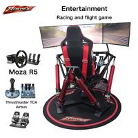 Plateforme de mouvement 6DOF pour simulateur de vol de film, fabriquée par un professionnel, compatible PC