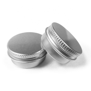 Metal Tin <b>Box</b> with Lid Aluminum Cosmetic Can Custom logo Aluminum Tin Jar for Lip Balm Cream 10g 15g 5ml 10ml 15ml - Product Image 5