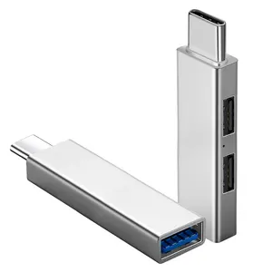 아연 합금 USB C USB 3.0 포트 미니 허브 유형 C 허브 USB 어댑터