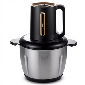 Blender de cuisine 2L, hachoir électrique multifonction en acier inoxydable, bol inclus, pour la préparation de repas pour bébés, vente en gros - Product Image 2