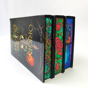 Создавайте полный цвет по заводской цене, на заказ и печать, новинка, роскошная бумага, напыленная кромка, печать книг в твердом переплете с суперобложкой - Product Image 6