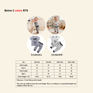 Bộ quần áo trẻ em sơ sinh bé trai họa tiết hoạt hình dễ thương chất liệu cotton - Product Image 4