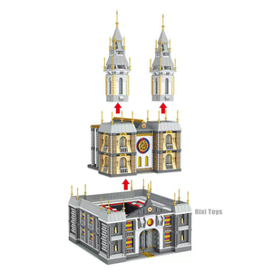 ZHE GAO 00967 église médiévale européenne Mini château <span class=keywords><strong>de</strong></span> <span class=keywords><strong>chevalier</strong></span> briques modulaires jouets pour fille cadeau d'anniversaire ensembles <span class=keywords><strong>de</strong></span> blocs <span class=keywords><strong>de</strong></span> construction - Product Image 5