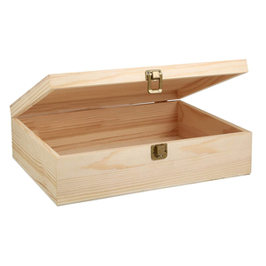 Natural Antique Small Popular Wooden Display ODM Custom Made Luxury Gift Pine Solid Wood Box Jewelry Storage Box