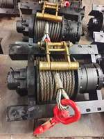 Treuil hydraulique de haute qualité pour grues Construction bateau 15 tonnes ligne nominale tirer télécommande câble en acier élingue Type DX