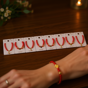 Juego de 12 Pulseras de Cuentas de Acero Inoxidable Chapadas en Oro Rojo Angelina, Joyería de Moda para Mujer, Regalo - Product Image 4