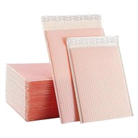 Offre Spéciale – Sacs d'expédition en plastique noir co-extrudé personnalisés pour coursiers, enveloppes matelassées, pochettes à bulles en polyéthylène