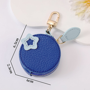 Mini Cute Fruit Shaped Coin Purse Ladies Storage Bag Keychain Wallet Pendant Fashion Jewelry Organizer Bag Charm for Women - Product Image 6