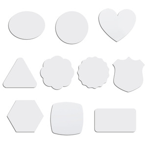 New Sublimation Fridge Magnet Blank - DIY Custom Aluminum Custom Metal Magnet Refrigerator Magnet Decor For Promo <b>Gift</b> Souvenir - Product Image 1