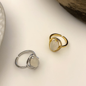 Nieuwe Trendy Vergulde <span class=keywords><strong>Cat</strong></span> Eye Stone <span class=keywords><strong>Ring</strong></span> Open Verstelbare Micro Pave Zirconia Ovale Opaal Staart Ringen Voor Vrouwen - Product Image 6