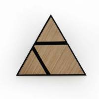 Panneaux Akuslat Panneau d'absorption acoustique Matériau de recyclage Utilisation murale Panneau acoustique hexagonal en bois Panneaux acoustiques d'art