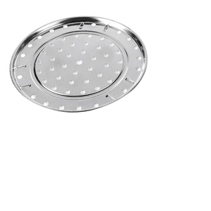 Scaffale per cottura a vapore rotondo in acciaio inossidabile supporto per cottura a vapore vassoio per gnocchi ripiano per cottura a vapore per alimenti a tre gambe Steami rimovibile - Product Image 2
