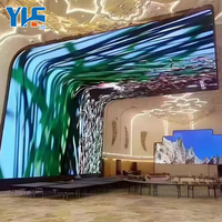 Écran de visualisation LED incurvé pour plafond d'exposition d'intérieur P2.5 Panneau LED flexible pour colonne ronde courbe pour publicité