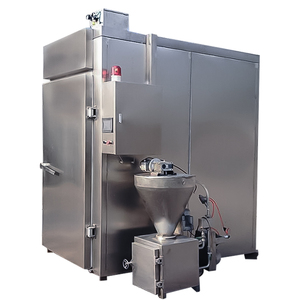 Four à fumage automatique de qualité commerciale avec moteur et roulement pour la transformation du poisson, de la viande et des saucisses, en acier inoxydable 304 - Product Image 2