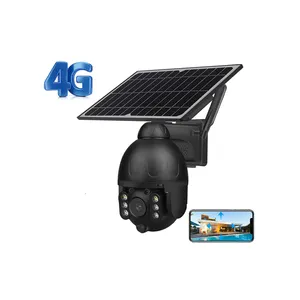 Yeni varış CCTV sistemi güvenlik kablosuz Wifi 4G kamera HD 1080P PIR pil güvenlik kamerası hız Dome IP Ptz 4G güneş kamera