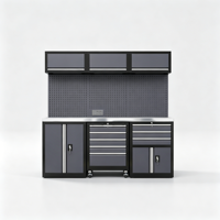 Armoire à outils modulaire en acier laminé à froid, personnalisable, avec roulettes verrouillables, pour garage, fabrication OEM