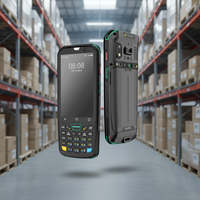 PDA portable IP68 Android 11 Octa-Core 2,2 GHz 4 Go + 64 Go avec écran WVGA 4 pouces, lecteur de codes-barres 1D/2D, NFC, WiFi et RFID