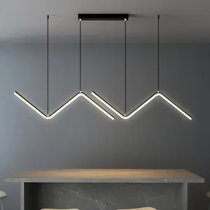 調光可能なハンギングランプホテルの寝室のシャンデリアモダンなミニマリスト北欧のキッチンはレストランのためのペンダントライトを導きました