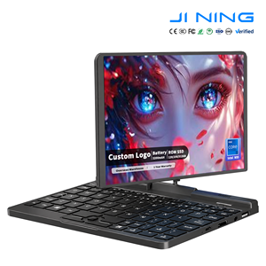 Mini ordinateur portable de 8 pouces, 12 Go de DDR5, écran tactile, Wifi 6, métal, rotation à 360 degrés, 2 en 1, ordinateur portable de poche ultra léger pour les affaires - Product Image 1