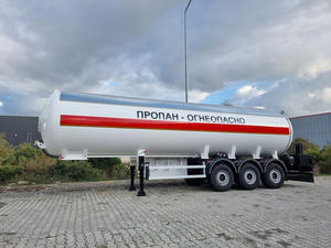 Semi-remorque citerne de transport de GPL haute sécurité 45m³ 3 essieux 21 tonnes de capacité certifiée ASME AD2000 pour gaz de pétrole liquéfié - Product Image 3