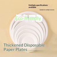 Assiettes en papier jetables multi-tailles, palette de peinture DIY, matériaux d'artisanat pour la maternelle, peinture artisanale 10/20/50
