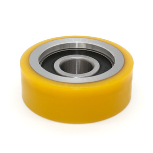 6304RS Bearing Pulley with 200kg Load Capacity TPU PU Coated Steel Wheel Crane <b>Guide</b> Roller Wire <b>Rope</b> Type Made of Wood Plastic - Product Image 2