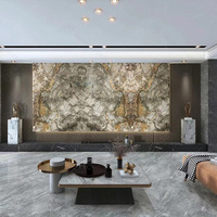George Group Table haute personnalisée en pierre naturelle Onyx Lounge Center Green Luxury Modern Nordic pour salon Table basse