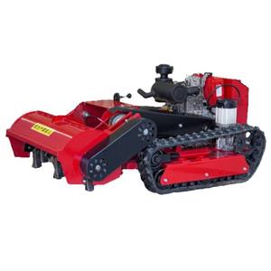 Machine à chenilles diesel autopropulsée télécommandée de qualité industrielle pour le désherbage des jardins, vergers et forêts, tout-terrain multifonctionnelle - Product Image 5