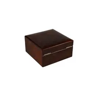 Boîte-cadeau de montre en bois massif unique de qualité supérieure avec boîte de montre en bois brillant OEM de fabricant de cuir PU