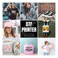 Impresora Textil Digital A3 Automática para Camisetas con Película PET, Impresión DTF de 30 cm de Ancho con Cabezal XP600