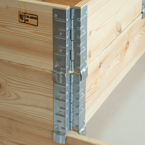 יציב מותאם אישית אירופאי סטנדרטי צווארון מזרן עץ ISPM 15 טיפול בחום תיבת שתילת מיטת גן - Product Image 3