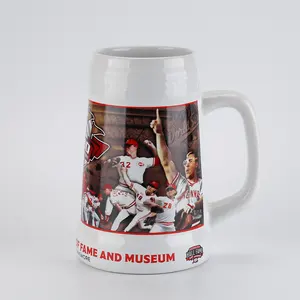 22oz NFL Ceramic beer mug for promotion US market