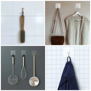 Ganci <span class=keywords><strong>Adesivi</strong></span> Trasparenti Impermeabili Extra Forti Senza Cuciture per Porte e Pareti - Vendita all'Ingrosso - Product Image 6