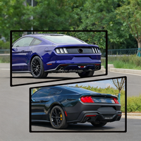 Kits de carrosserie pour Mustang 2015-2017 Mise à niveau vers 2024+ Dark Horse Pare-chocs avant Assy Pare-chocs arrière Assy