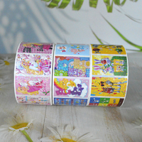 Impression de logo personnalisé, étiquettes en papier kraft autocollantes rondes brillantes A3 A4, étiquettes d'expédition, autocollants de remerciement