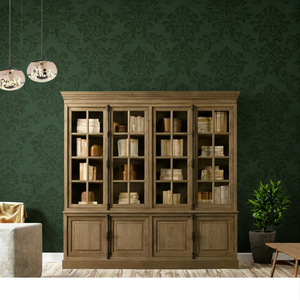 Étagère murale <span class=keywords><strong>en</strong></span> bois minimaliste moderne, rangement simple rangée pour la maison, le bar, la villa, la chambre, le canapé, la télévision, le salon - Product Image 2