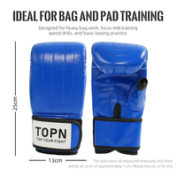 Gants de boxe MMA - Hommes, avec pouces exposés, pour entraînement professionnel de kickboxing et de combat pour adultes, pour frapper sur les sacs de sable