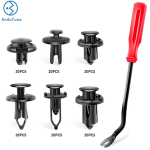 120 Cái Chốt Hãm Xung Bằng Nylon 6.3Mm 8Mm 9Mm 10Mm Kẹp Đinh Tán Vít Mở Rộng Đinh Tán Đinh Tán Kẹp Nhựa Kẹp Xe Hơi + 1 Cái Chốt - Product Image 1