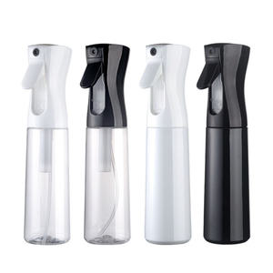 500ml 17oz personnalisé hdpe plastique mat noir nettoyant rechargeable déclencheur cheveux Ultra Fine continu brumisateur d'eau vaporisateur - Product Image 3