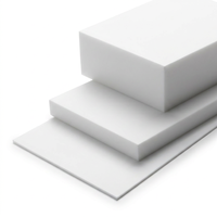 Feuille de PTFE fournie par l'usine -200 ° C à 260 ° Plaque en polytétrafluoroéthylène résistante aux produits chimiques pour joints et pièces d'isolation