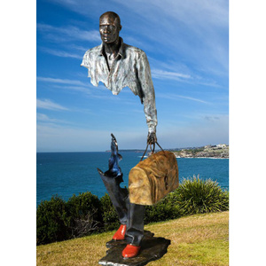 Estatuas de hadas de latón personalizadas Estatua de cobre de tamaño real moderna para exteriores Esculturas de hadas de metal de bronce para Decoración - Product Image 3