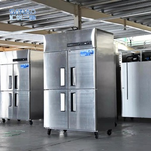 Chất lượng cao giá bán buôn thiết bị tủ lạnh thương mại Bốn cửa tủ đông không gỉ cho nhà hàng khách sạn nhà bếp - Product Image 2